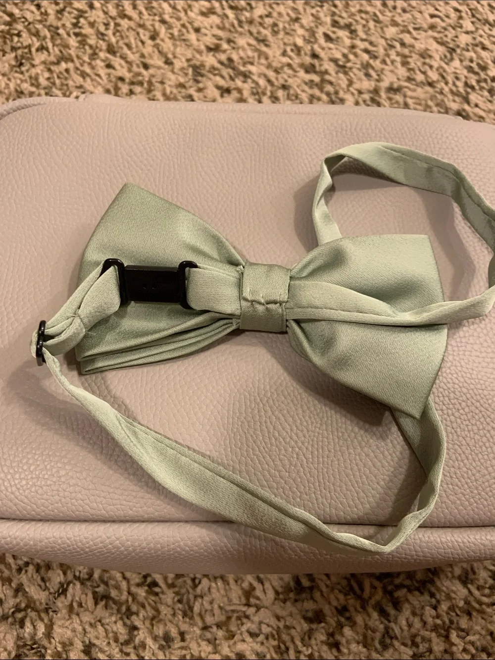 Azazie Mint Green Kids Bow Tie